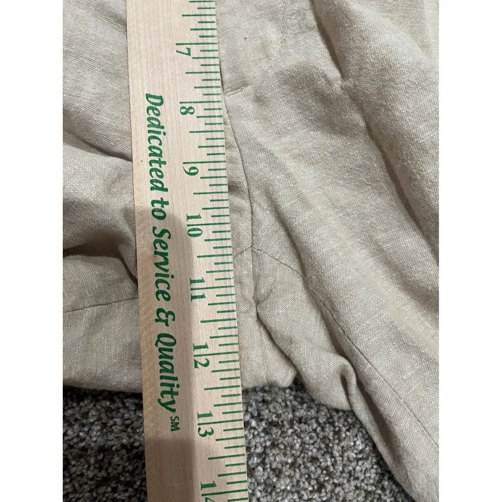 Jos. A. Bank Mens Slim Fit Linen Cotton Blend Dress Pants Tan ACTUAL 34x28